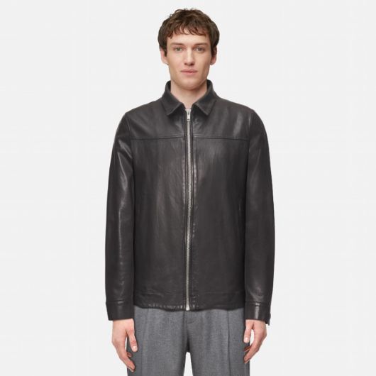 Снимка на DRYKORN MEN'S RIKKA BLOUSON JACKET IN GARMENT-WASHED LEATHER