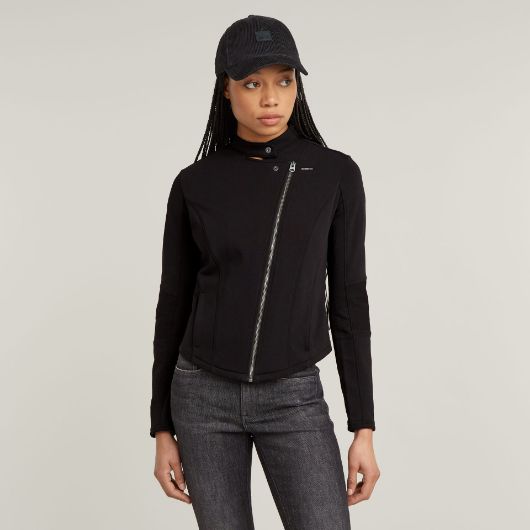 Снимка на G-STAR RAW WOMEN'S BIKER SLIM SWEAT JACKET