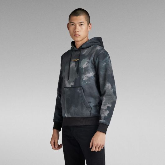 Снимка на G-STAR RAW MEN'S CENTER CHEST LOGO HOODED SWEATER