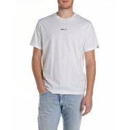 Снимка на REPLAY MEN'S JERSEY CREW-NECK T-SHIRT WITH LOGO