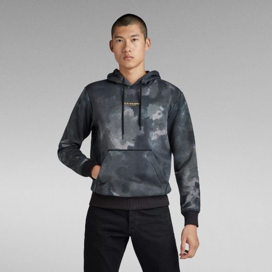 Снимка на G-STAR RAW MEN'S CENTER CHEST LOGO HOODED SWEATER