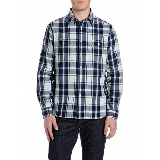 Снимка на REPLAY MEN'S CHEQUERED REGULAR-FIT SHIRT