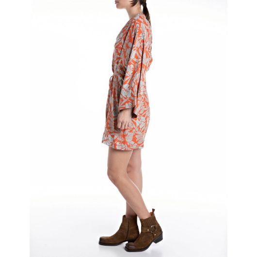 Снимка на REPLAY WOMEN'S MINI KIMONO DRESS IN VISCOSE