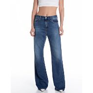 Снимка на REPLAY WOMEN'S BECKA FLARE-FIT JEANS IN 10.5 OZ TENCELL/COTTON DENIM