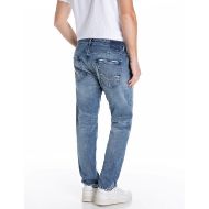 Снимка на REPLAY MEN'S WILLBI REGULAR-FIT JEANS IN 12 OZ RED CAST INDIGO COMFORT DENIM