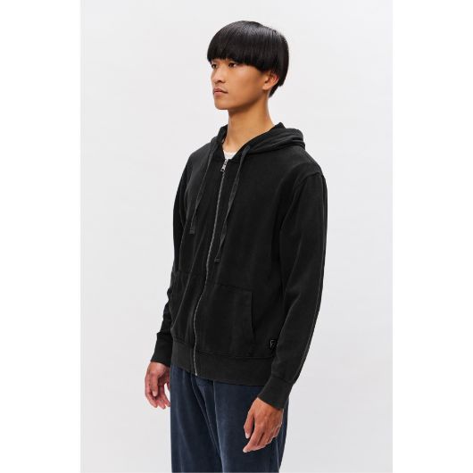 Снимка на DIRTY LAUNDRY MEN'S PIQUET FULL ZIP SWEATSHIRT