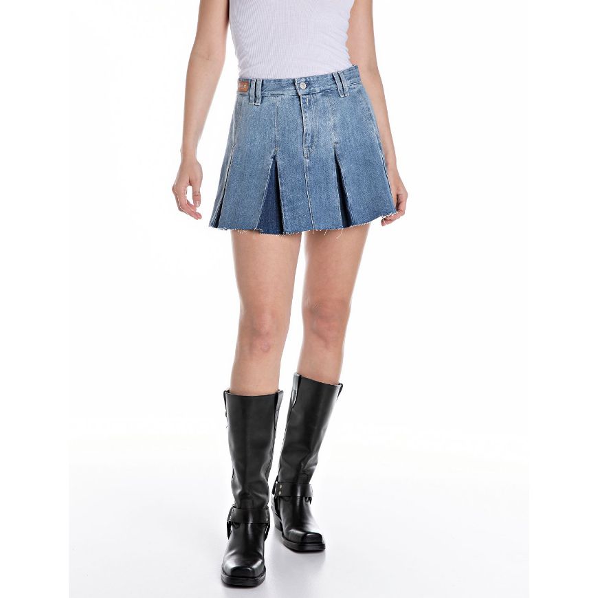 Снимка на REPLAY WOMEN'S MINI DENIM SKIRT