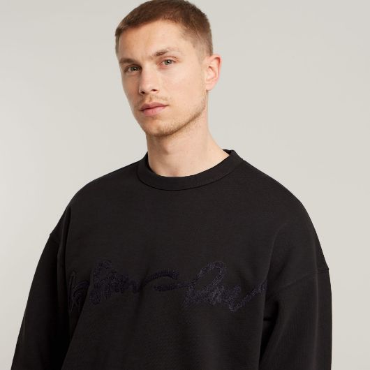 Снимка на G-STAR RAW MEN'S CHENILLE G-SCRIPT LOOSE R SWEAT