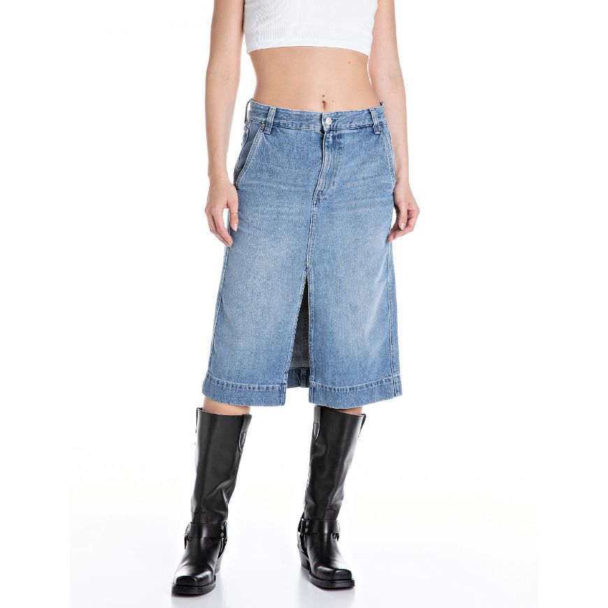 Снимка на REPLAY WOMEN'S MIDI DENIM SKIRT