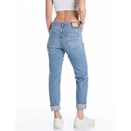 Снимка на REPLAY WOMEN'S MARTY BOY-FIT JEANS IN 12 OZ COTTON/LYOCELL STRETCH DENIM