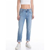 Снимка на REPLAY WOMEN'S MARTY BOY-FIT JEANS IN 12 OZ COTTON/LYOCELL STRETCH DENIM