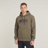 Снимка на G-STAR RAW MEN'S OLD SKOOL LOGO HOODED SWEATER