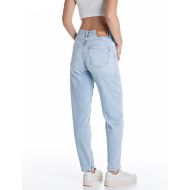 Снимка на REPLAY WOMEN'S KEIDA BALLOON-FIT JEANS IN 11 OZ COMFORT BLUE DENIM