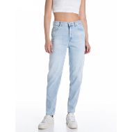 Снимка на REPLAY WOMEN'S KEIDA BALLOON-FIT JEANS IN 11 OZ COMFORT BLUE DENIM