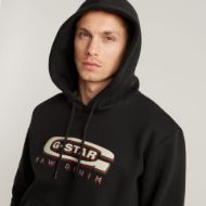 Снимка на G-STAR RAW MEN'S OLD SKOOL LOGO HOODED SWEATER