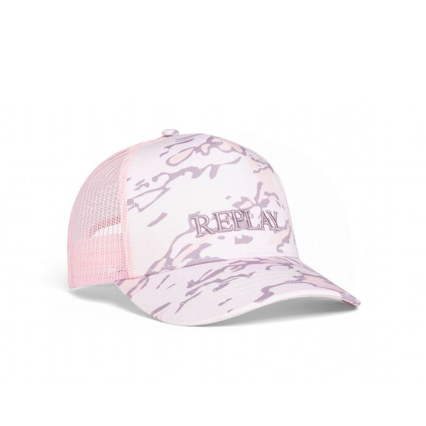 Снимка на REPLAY WOMEN'S PRINTED TWILL BASEBALL CAP WITH MESH