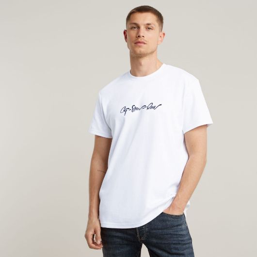 Picture of G-STAR RAW MEN'S G-SCRIPT T-SHIRT