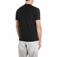 Снимка на REPLAY MEN'S STRETCH JERSEY CREW-NECK T-SHIRT WITH PRINTS