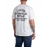 Снимка на REPLAY MEN'S JERSEY T-SHIRT WITH BIKER PRINTS