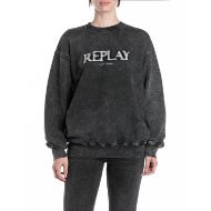 Снимка на REPLAY WOMEN'S HEAVY DYED COTTON SWEATSHIRT