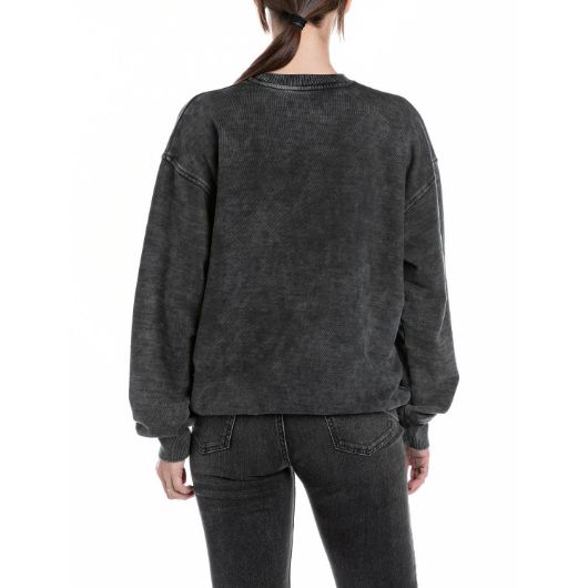 Снимка на REPLAY WOMEN'S HEAVY DYED COTTON SWEATSHIRT