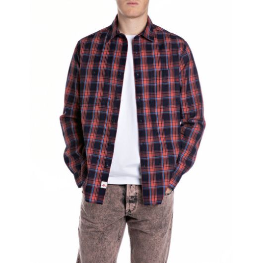 Снимка на REPLAY MEN'S CHEQUERED REGULAR-FIT SHIRT