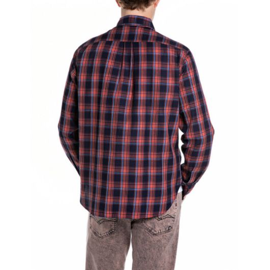 Снимка на REPLAY MEN'S CHEQUERED REGULAR-FIT SHIRT