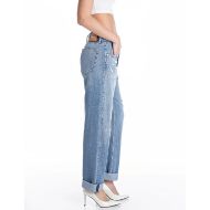 Снимка на REPLAY WOMEN'S AUBRY BOY-FIT JEANS IN 12 OZ COMFORT BLUE DENIM