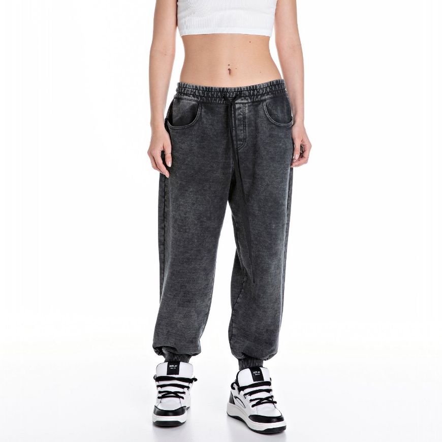 Снимка на REPLAY WOMEN'S RELAXED-FIT JOGGERS IN COTTON FLEECE