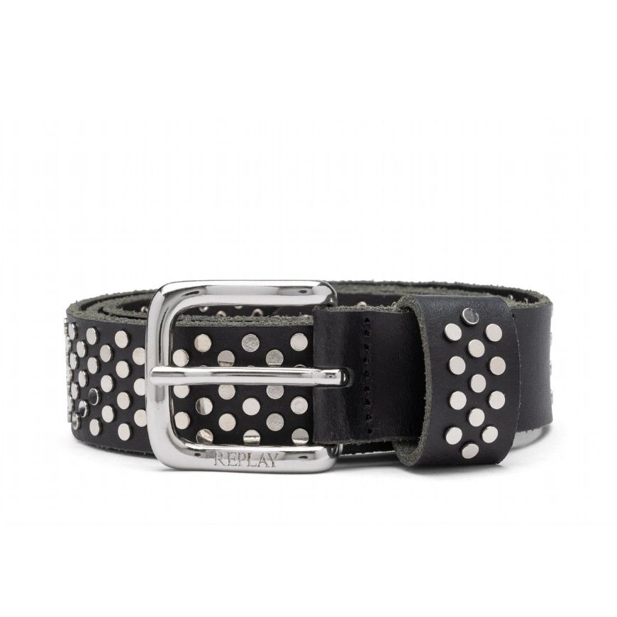 Снимка на REPLAY UNISEX STUDDED LEATHER BELT