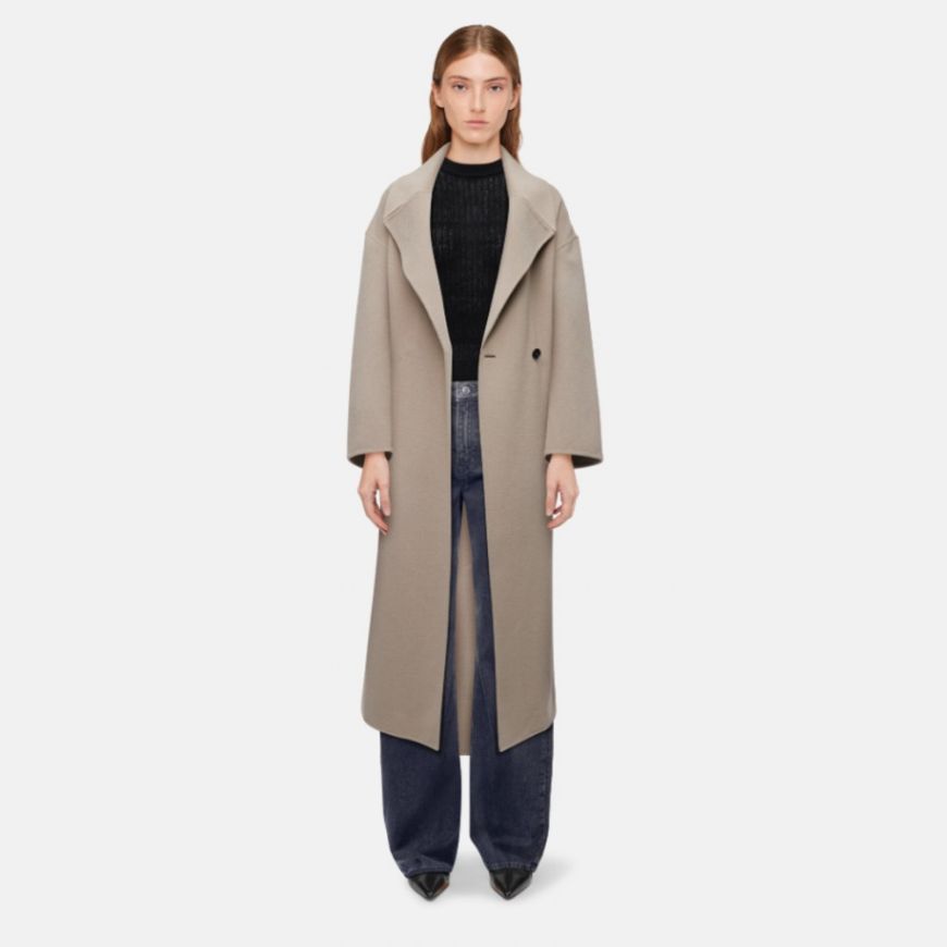 Снимка на DRYKORN WOMEN'S BUDBY COAT WITH TIE BELT IN DOUBLE-FACED WOOL