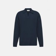 Снимка на DRYKORN MEN'S RUSTINO KNITTED JUMPER WITH POLO COLLAR IN BOUCLE EFFECT