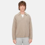 Снимка на DRYKORN MEN'S RUSTINO KNITTED JUMPER WITH POLO COLLAR IN BOUCLE EFFECT