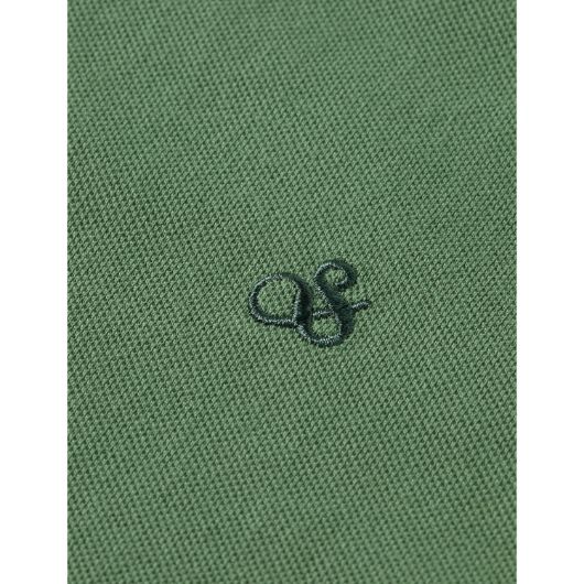 Снимка на SCOTCH&SODA MEN'S SEASONAL CORE - LOGO PIQUE POLO IN DARK GREEN