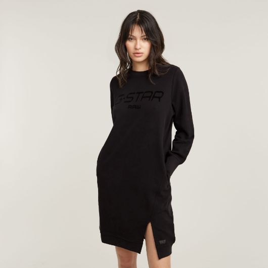 Снимка на G-STAR RAW WOMEN'S FLOCK PRINT SWEAT DRESS