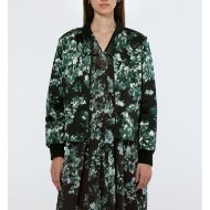 Снимка на SCOTCH&SODA WOMEN'S REVERSIBLE QUILTED BOMBER IN AMSTERDAM GREEN/ NIEUW BLOSSOM