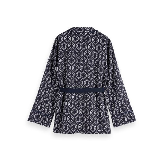 Снимка на SCOTCH&SODA WOMEN'S PRINTED PYJAMA BLAZER IN GEOMETRIC BASEBALL