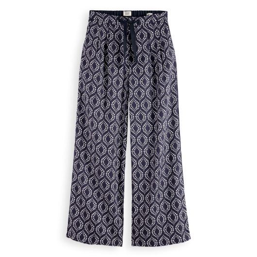 Снимка на SCOTCH&SODA WOMEN'S ELENI PRINTED PYJAMA PANT IN GEOMETRIC BASEBALL