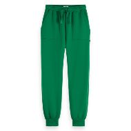 Снимка на SCOTCH&SODA WOMEN'S MODAL SWEATPANTS WITH CUFF IN BRIGHT GREEN