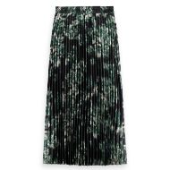 Снимка на SCOTCH&SODA WOMEN'S PLEATED SKIRT IN NIEUW BLOSSOM PRINT PARK GREEN