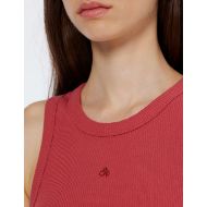 Снимка на SCOTCH&SODA WOMEN'S RIB RACER TANK IN DUSTY RED