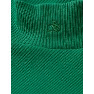 Снимка на SCOTCH&SODA WOMEN'S MOCK NECK RIB T-SHIRT IN BRIGHT GREEN