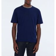 Снимка на SCOTCH&SODA MEN'S CHIC VARSITY RELAXED FIT T-SHIRT IN NAVY