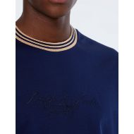 Снимка на SCOTCH&SODA MEN'S CHIC VARSITY RELAXED FIT T-SHIRT IN NAVY