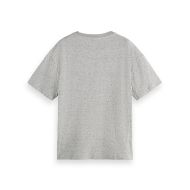 Снимка на SCOTCH&SODA MEN'S BONDED LOOSE FIT T-SHIRT IN LIGHT PASTEL GREY