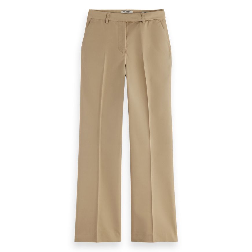 Снимка на SCOTCH&SODA WOMEN'S EDIE TAILORED WIDE-LEG FIXED BELT PANT IN SAND