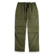 Снимка на SCOTCH&SODA WOMEN'S IVY MID-RISE WIDE-LEG CARGO PANT IN CLASSIC GREEN