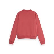 Снимка на SCOTCH&SODA WOMEN'S CHEST ARTWORK REGULAR SWEATSHIRT IN DUSTY RED