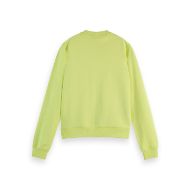 Снимка на SCOTCH&SODA WOMEN'S CHEST ARTWORK REGULAR SWEATSHIRT IN TENNIS BALL YELLOW