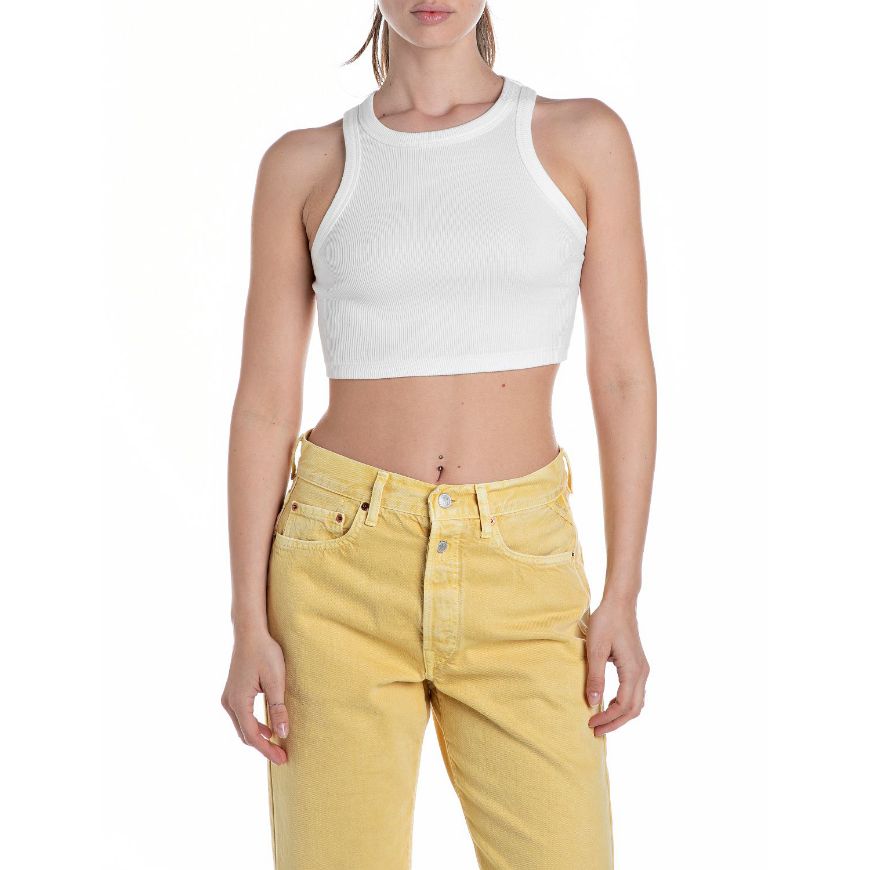 Снимка на REPLAY WOMEN'S FINE-RIB CROP TOP